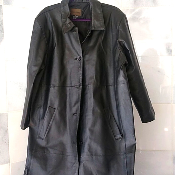 Leather Jacket Extra large Black Brandon Thomas 1X